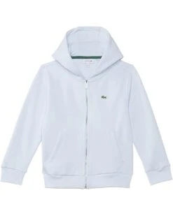 Lacoste Kids Classic Full Zip Fleece Sweatshirt MM (Little Kid/Toddler/Big Kid) | Hoodies & Sweatshirts