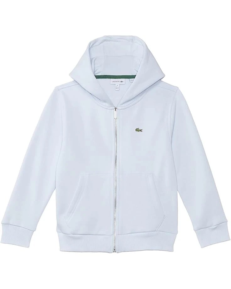 Lacoste Kids Classic Full Zip Fleece Sweatshirt MM (Little Kid/Toddler/Big Kid) | Hoodies & Sweatshirts