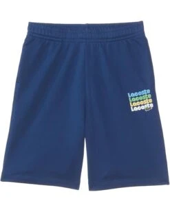 Lacoste Kids Colorful Wording Graphic Drawstring Shorts (Little Kid/Toddler/Big Kid)