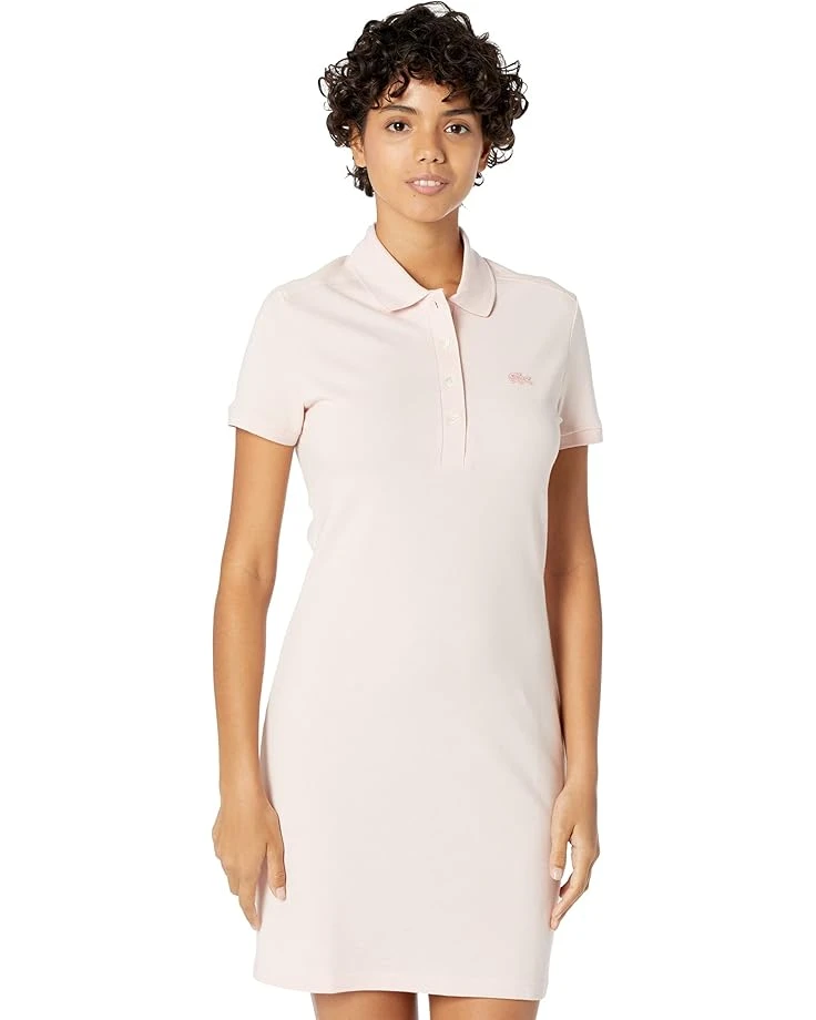 Lacoste Short Sleeve Slim Fit Stretch Pique Polo Dress | Dresses