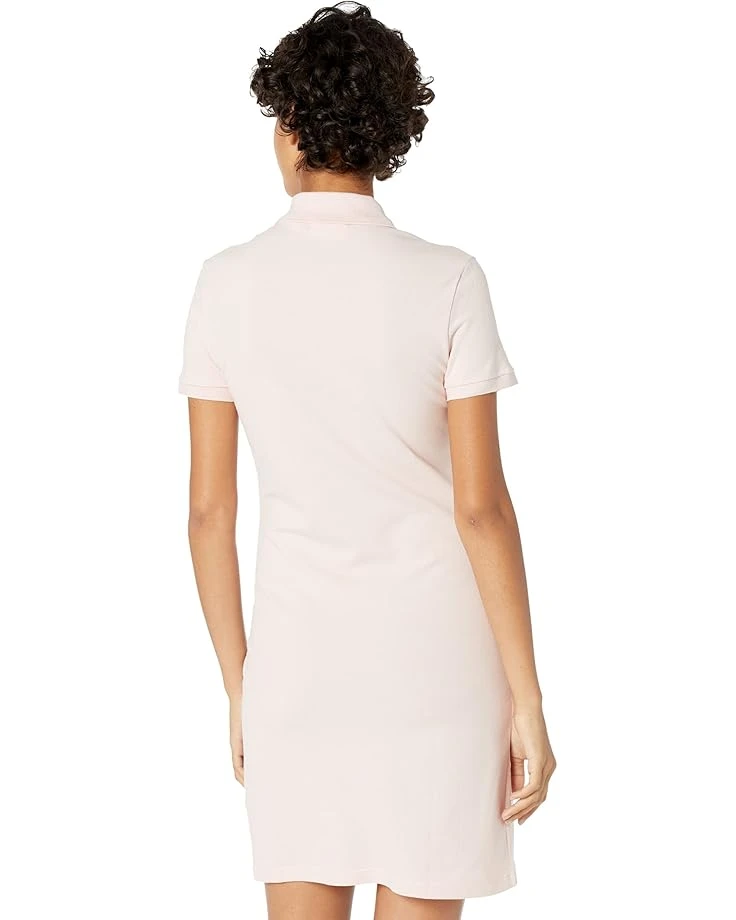 Lacoste Short Sleeve Slim Fit Stretch Pique Polo Dress | Dresses - Image 2