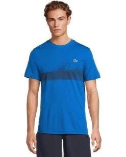 Lacoste Short Sleeve Novak Fan Collection Tech Pique T-shirt | Shirts & Tops