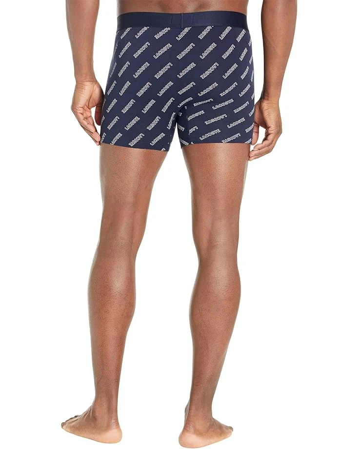 3-Pack Casual Cotton Stretch Lacoste Print Boxer Briefs | Underwear - Image 2