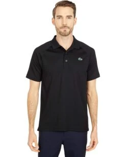Lacoste Short Sleeve Sport Breathable Run-Resistant Interlock Polo Shirt | Shirts & Tops