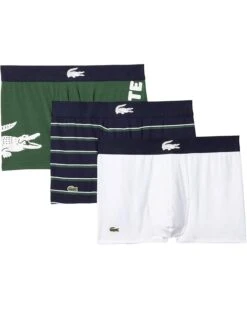 Lacoste Trunks 3-Pack Big Croc On Side | Underwear