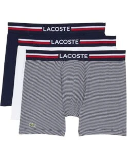 Lacoste Boxer Briefs 3-Pack French Flag Iconic Lifestyle | Underwear