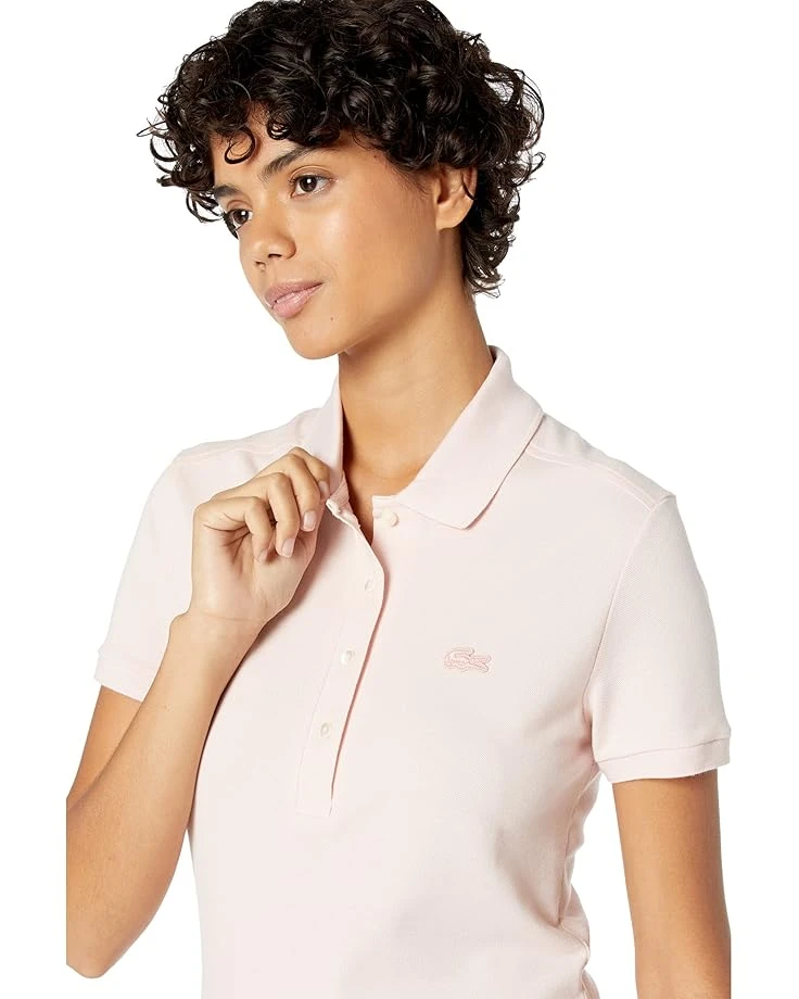 Lacoste Short Sleeve Slim Fit Stretch Pique Polo Dress | Dresses - Image 3