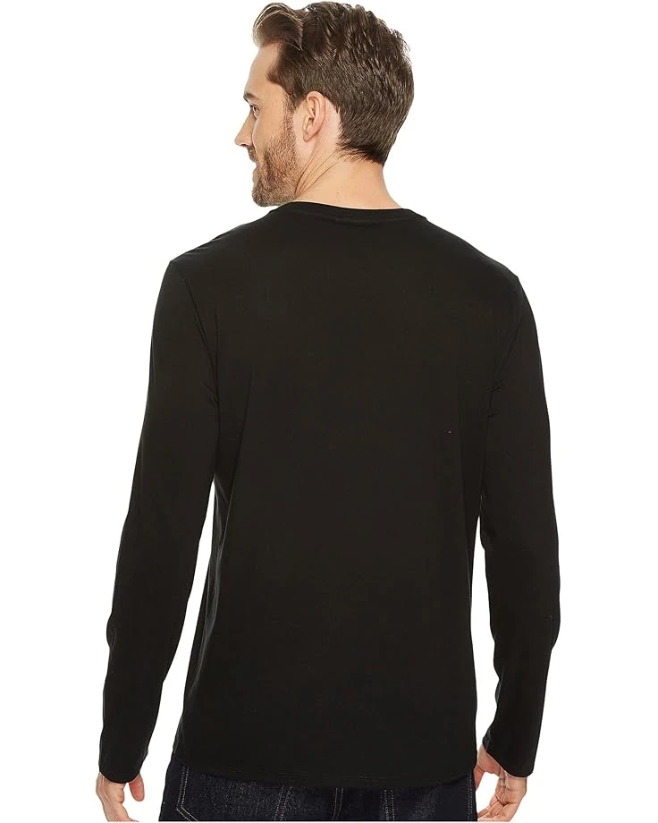 Lacoste Long Sleeve Pima Jersey V-Neck T-Shirt | Shirts & Tops - Image 3
